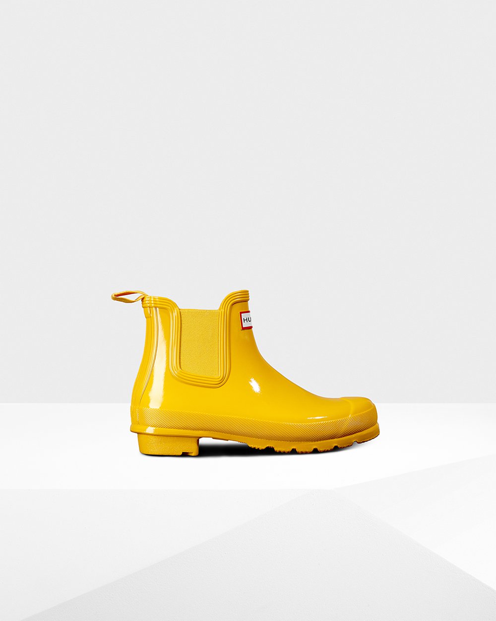 Botas Chelsea Hunter Mujer Original Gloss - Amarillo - Argentina 4502DFWHL